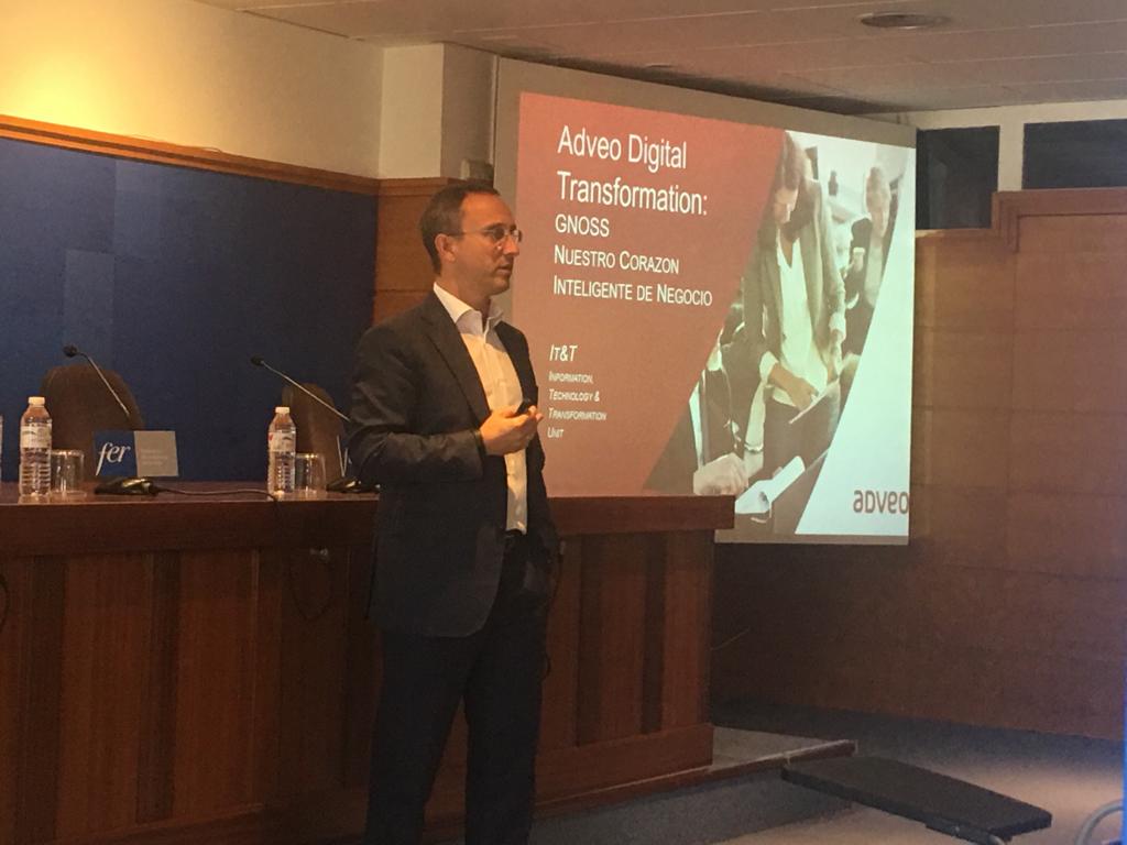 Luis Ramón Trujillo participa en #forotec para exponer la #TransformaciónDigital de <a href="/ADVEOGroup/">ADVEO Group</a> #AERTIC #RiojaTIC #TalentoLaRioja