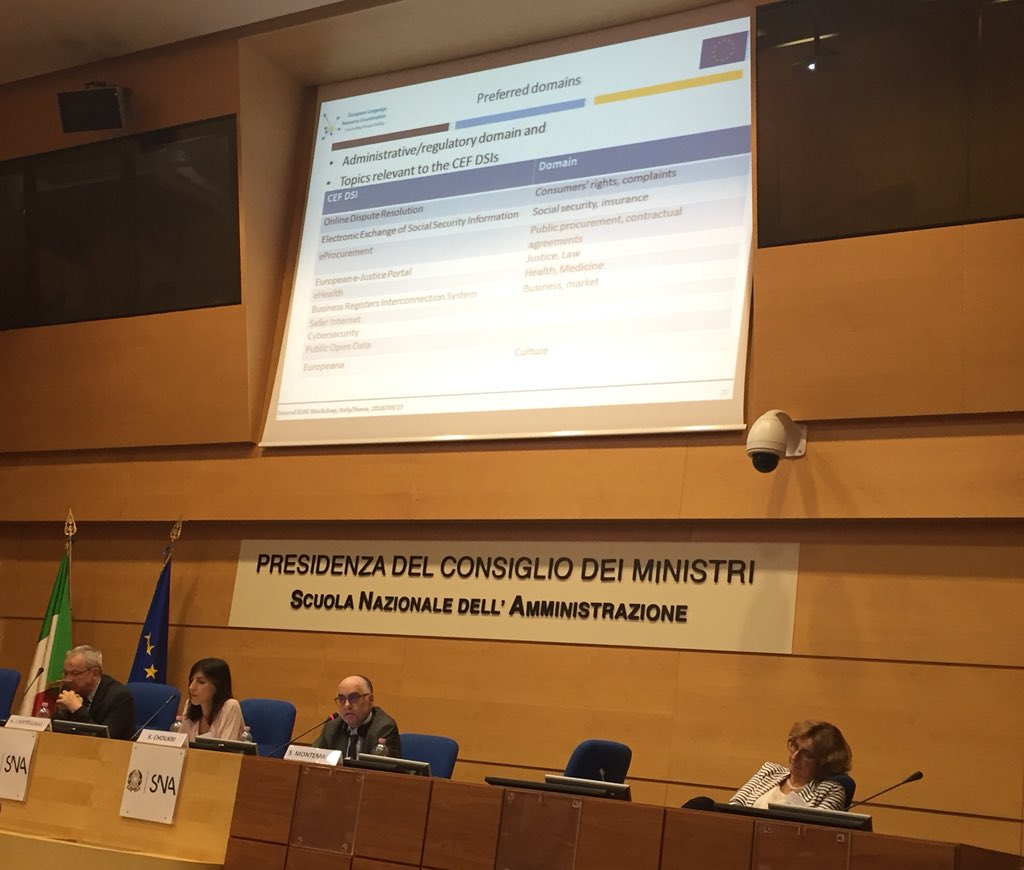 ELRAnews's tweet image. Khalid Choukri gives an overview of the #ELRC initiative and explains how to contribute data, including the onsite assistance to help contributors address technical issues (format, anonymisation) @LR_Coordination @translatores #eTranslation #LanguageResource