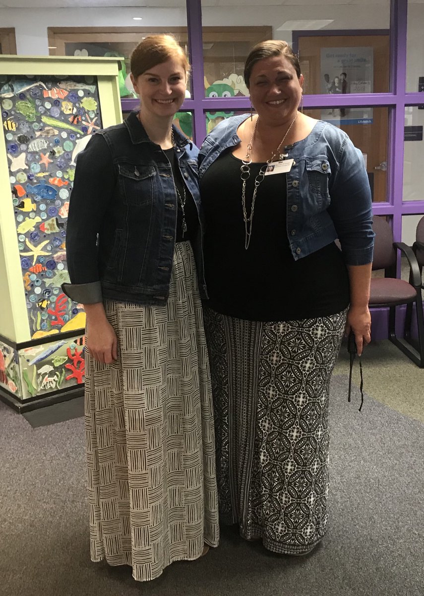 At <a href="/LuxfordES/">Luxford Elementary</a> math specialist collaborate on everything (even our outfits). 😂