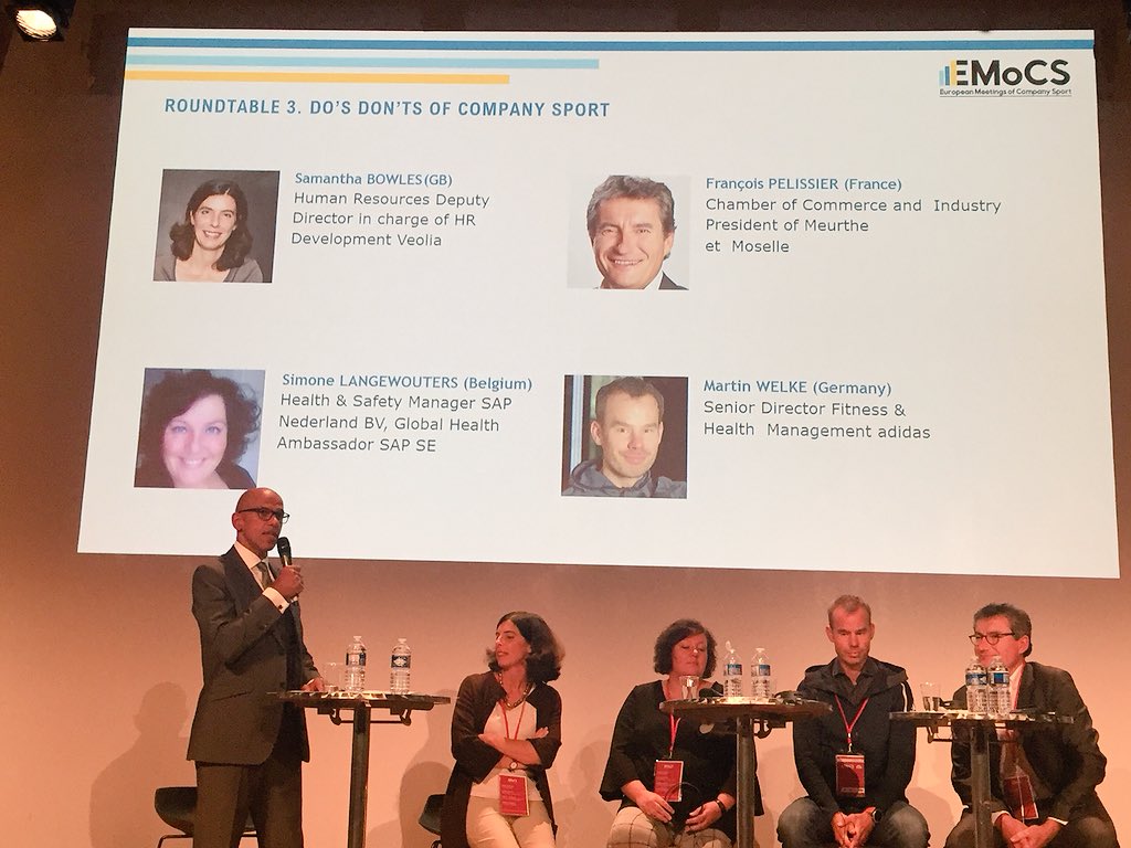 jerome_pero's tweet photo. Implementing actions to make employees active. Excited to hear the testimony of a @FESIsport member @adidas who actually manages this ❗️@EMOCS_EFCS #beactive #sportsatwork https://t.co/edtSw4cScV