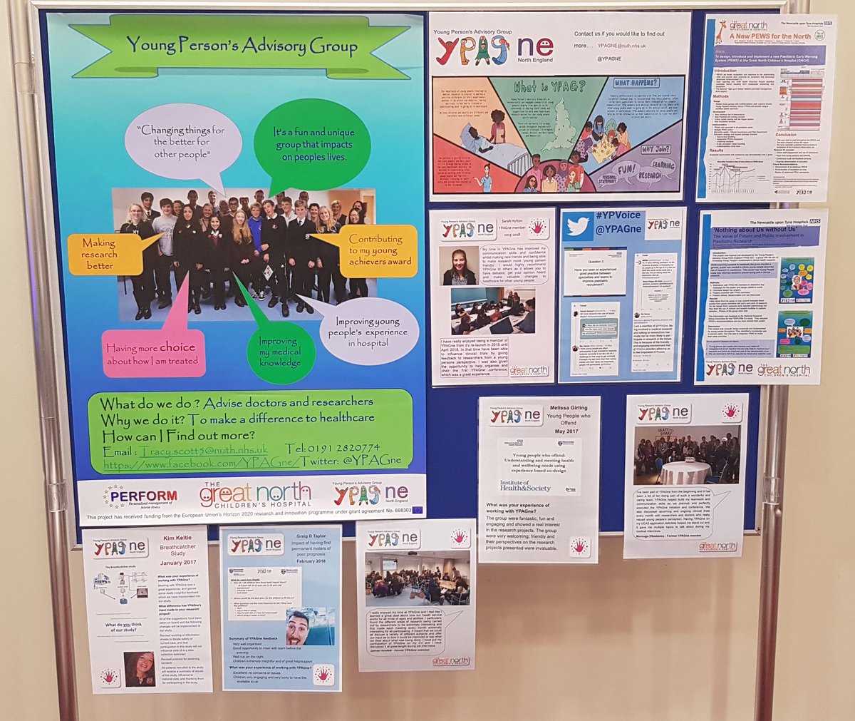 YPAGne's tweet photo. @YPAGne stand at @NewcastleHosps Trust AGM 2018. Sharing about the importance of #YPVoice in research and healthcare. Hope you are listening @JackieDanielNHS @GreatNorthCH! https://t.co/ianUqOfemO