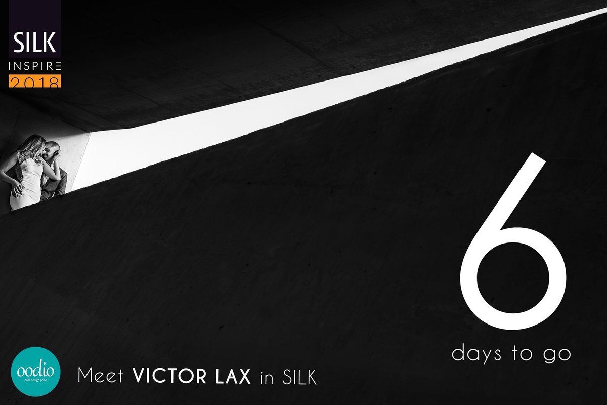 oodiostudio's tweet photo. Meet Victor Lax in SILK

Six days to go for the most awaited wedding photography festival!

Hope to meet you all at SILK INSPIRE 2018.
#oodio #silkphotos #banglore #weddingphotographyconference #weddingworkshops
#workshops #victorlax https://t.co/3kqUDI7FjV