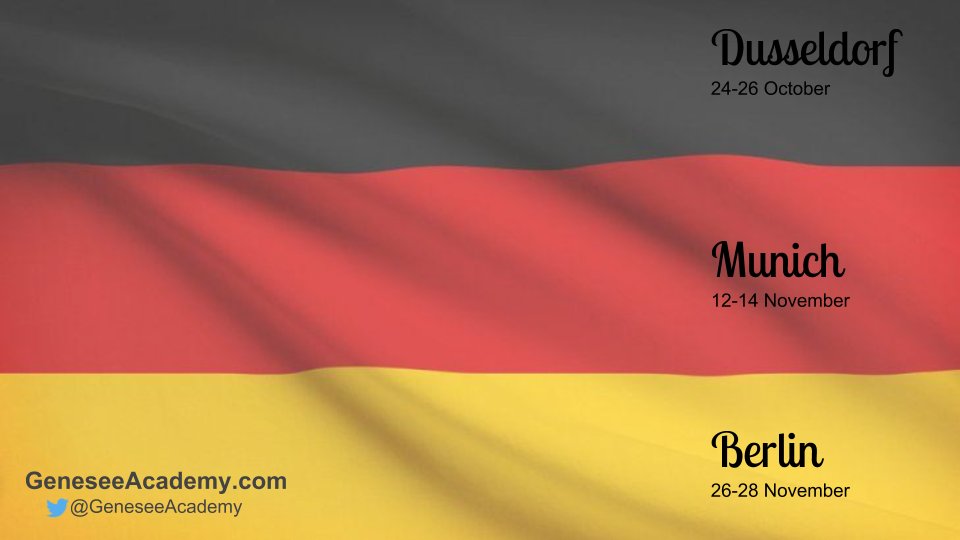 Please consider this your official invitation to our upcoming Certified #DataVault #DataModeler (#CDVDM) courses in #Germany!

You will learn about techniques that are applicable to all emerging architectures! (#BigData, IM, #Streaming) 
See you there!

geneseeacademy.com/course-schedule