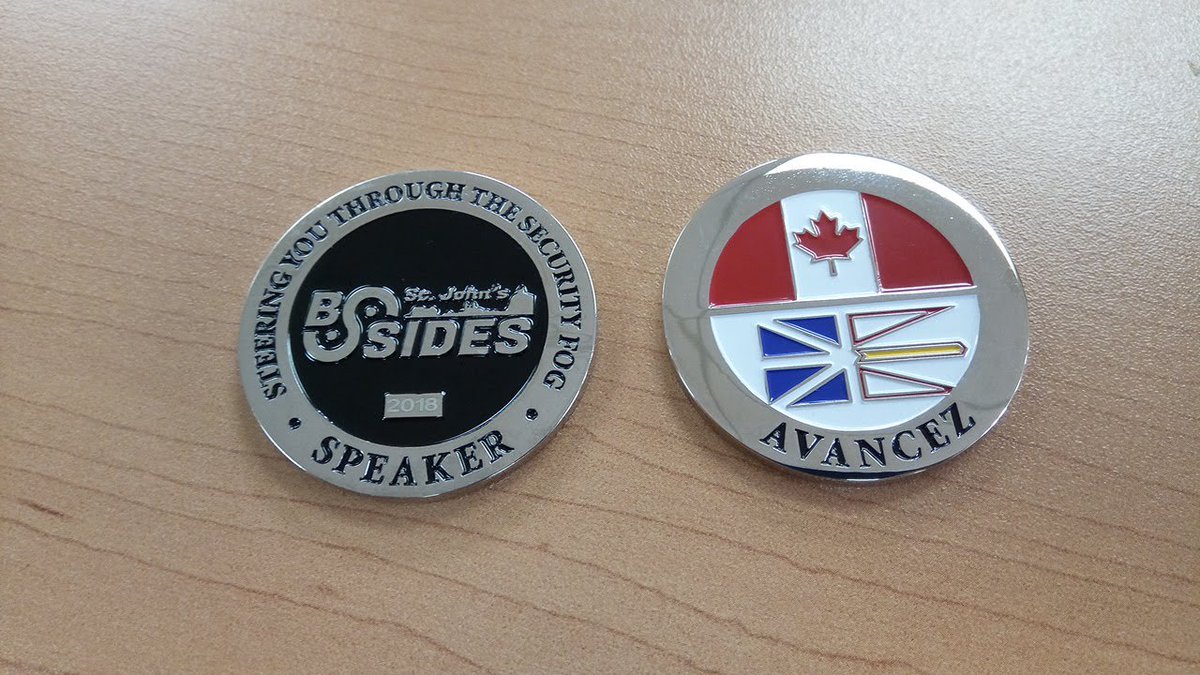 Shoutout to <a href="/militarycoinsus/">MilitaryCoinsUSA</a> for their awesome work on our Speaker and CTF coins. Everyone was really pleased with the result :) If you're wondering about "Avancez", check out stjohns.ca/living-st-john…