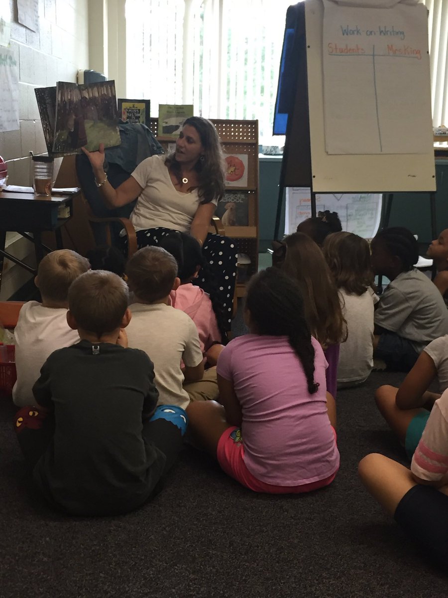 Assistant principal Dr. B came to read to our class today!