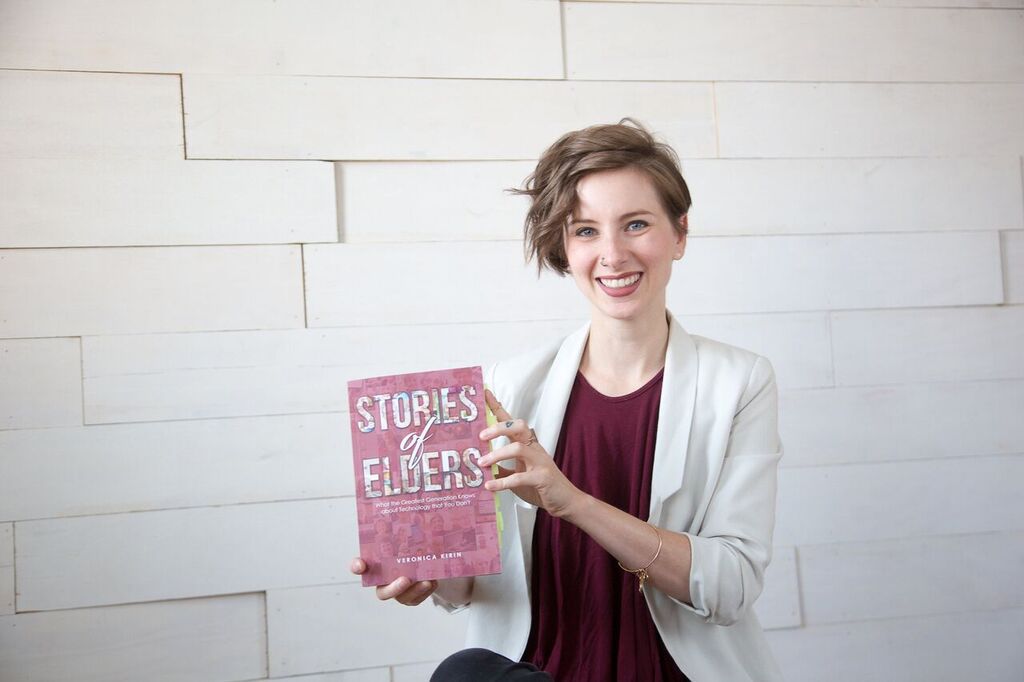 SpectaclePR's tweet image. Congrats 🎉 to @vmkirin on release of new book "Stories of Elders: What the Greatest Generation Knows About Technology that you Don't"
Here's her latest interview. 😎 Q&amp;amp;A: Author Veronica Kirin On Technology &amp;amp; The Oldest Generation buff.ly/2NIOxqt #tech #author #mustread