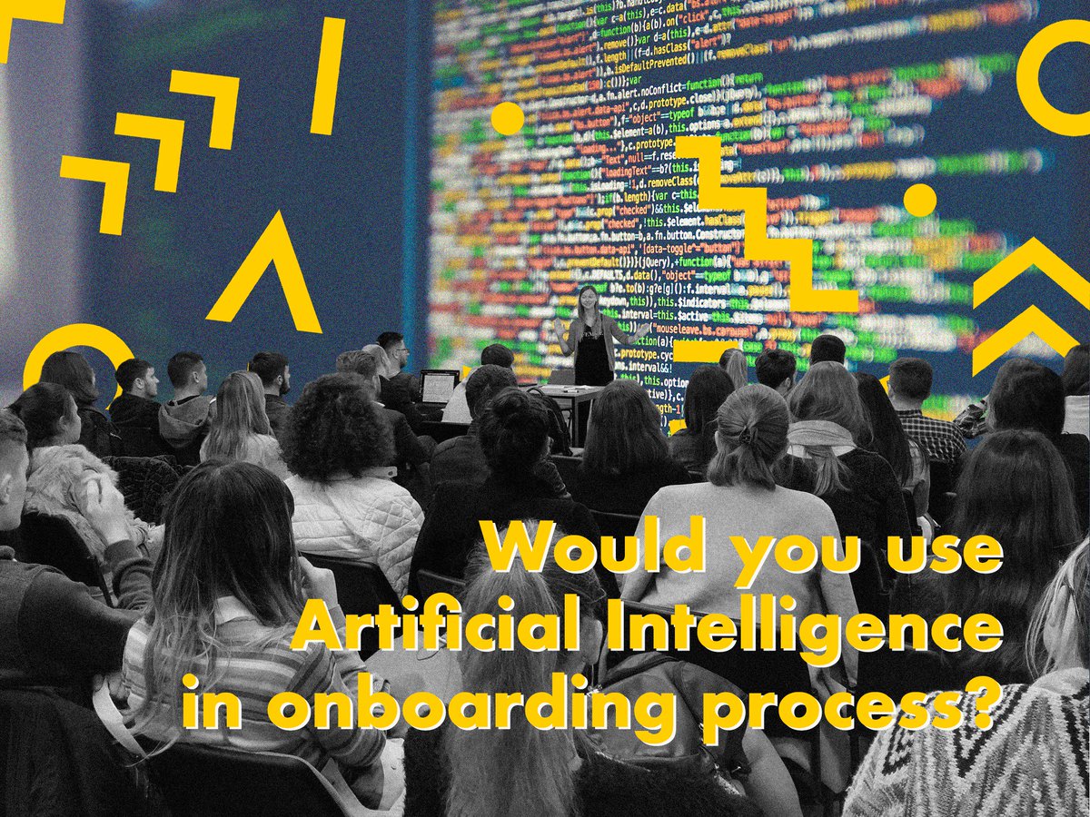 workforEU's tweet photo. Let’s discuss about Artificial Intelligence
Do you use it?  
#HR #AI #MachineLearning  #workfor #recruitment #WF #ArtificialIntelligence https://t.co/Jphh9ucXee
