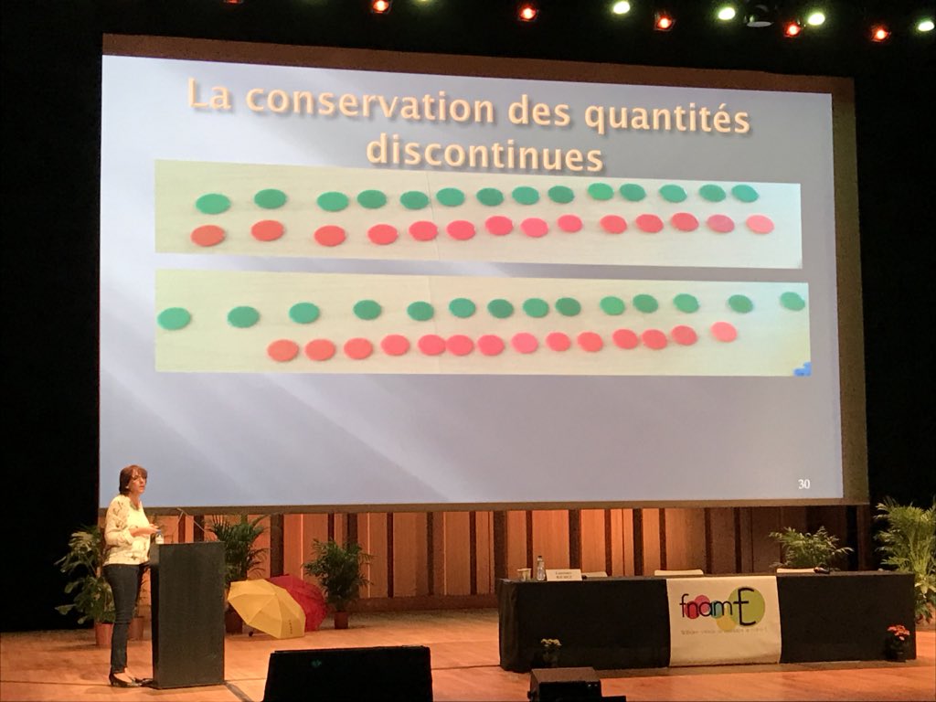 FNAMaitrE's tweet photo. #colloqueFNAME 
Laurence Richez Les théories logico-mathématiques : quel est leur intérêt dans l’accompagnement des apprentissages ? https://t.co/2inyX2NQHm