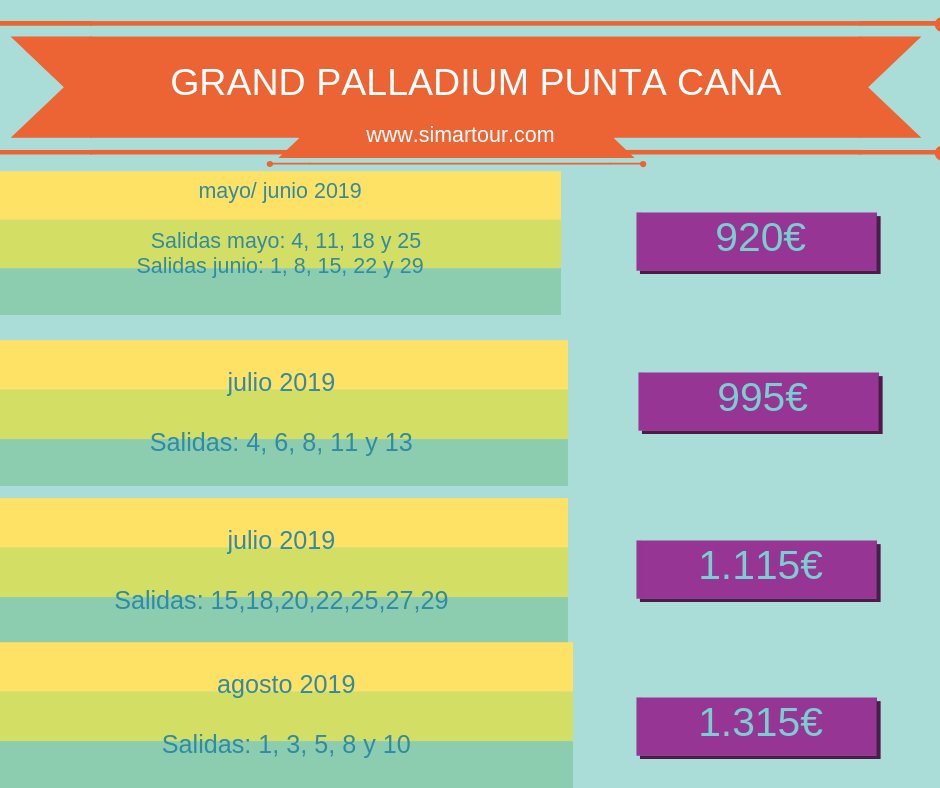 Simartour's tweet photo. venta anticipada verano 2019
https://t.co/zGQR3nLswN https://t.co/prRI4DR4DP