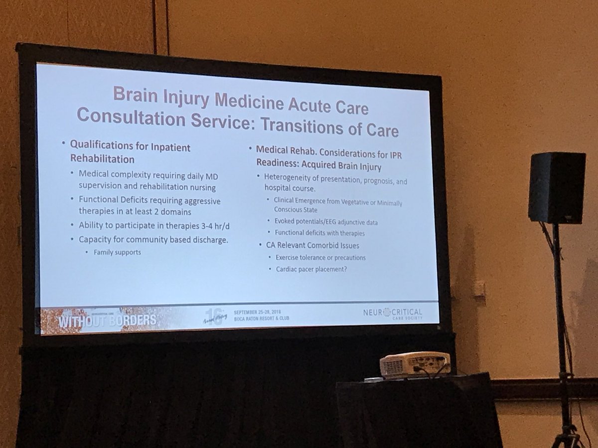 drdangayach's tweet image. #NCS2018 @neurocritical ICU survivorship: Amy Wagner on the role of Physiatry in #neurocritical #neurocc