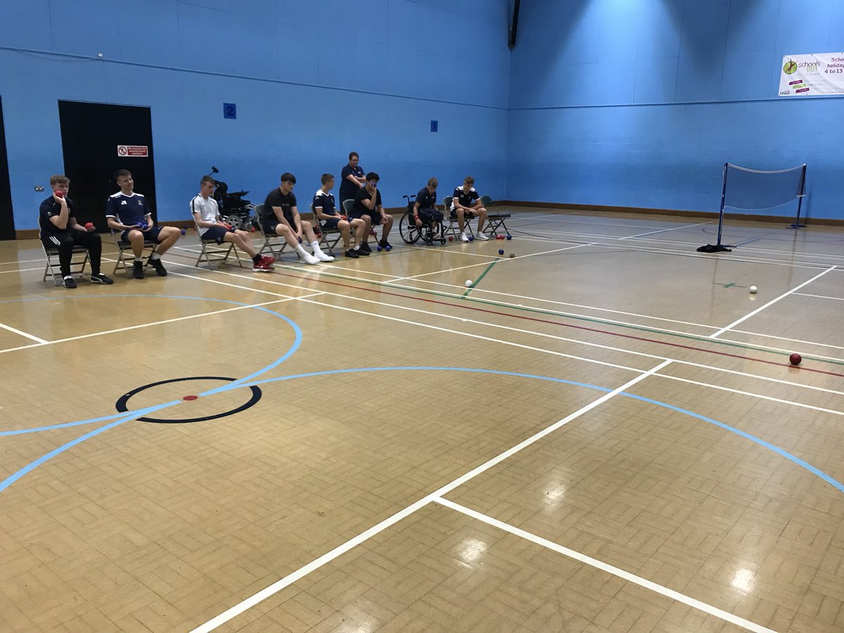 Massive thank you to <a href="/OneLeisureUK/">oneleisureuk</a> St Neots &amp; <a href="/BocciaEngland/">Boccia England</a> <a href="/BocciaUK/">Boccia UK</a> for the brilliant sessions with our players today! Real opportunity to learn a new sport and meet an inspiring Athlete 🙌 #boccia #humbled #thankyou #Paralympics