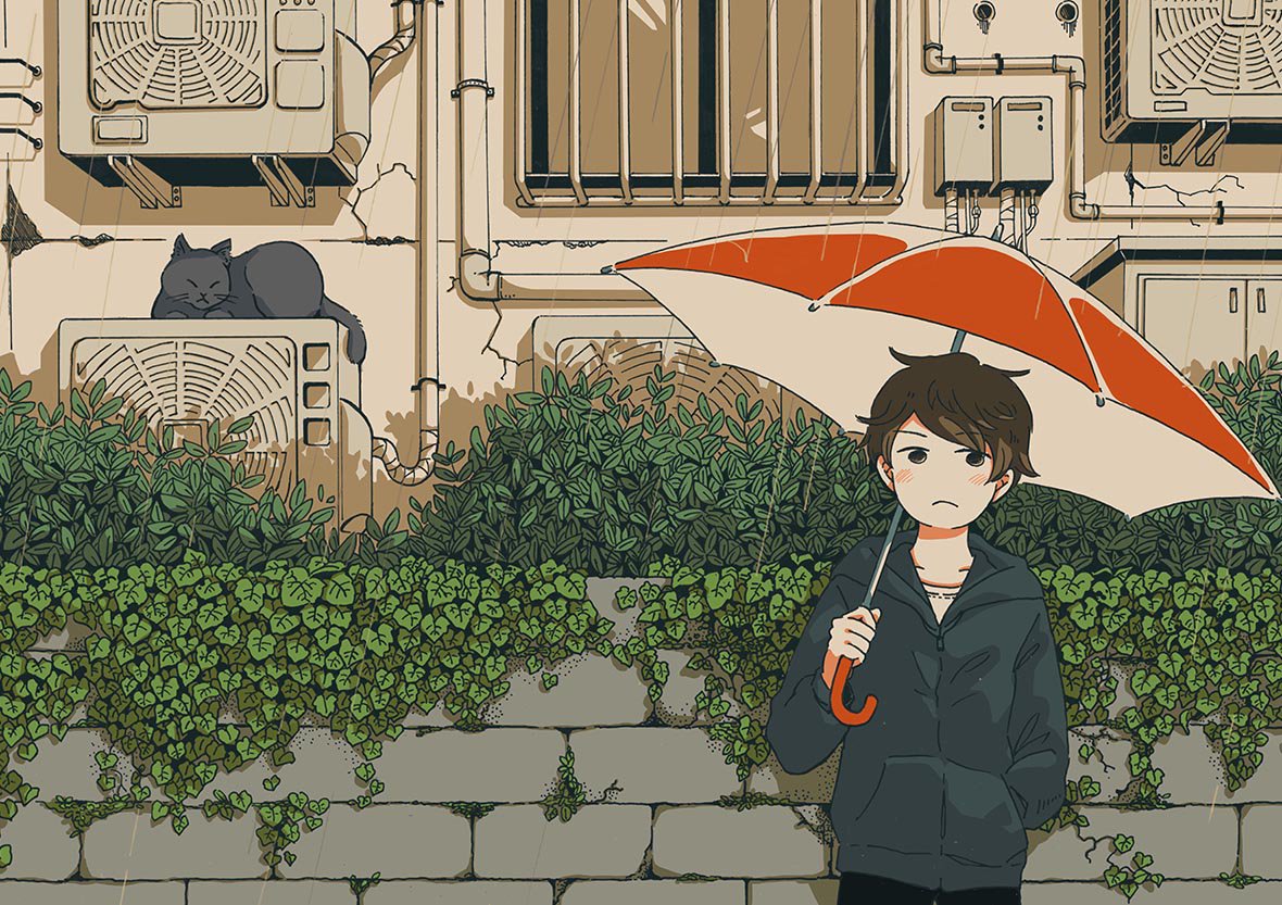 「雨が続きますね#イラスト 」|くまののイラスト