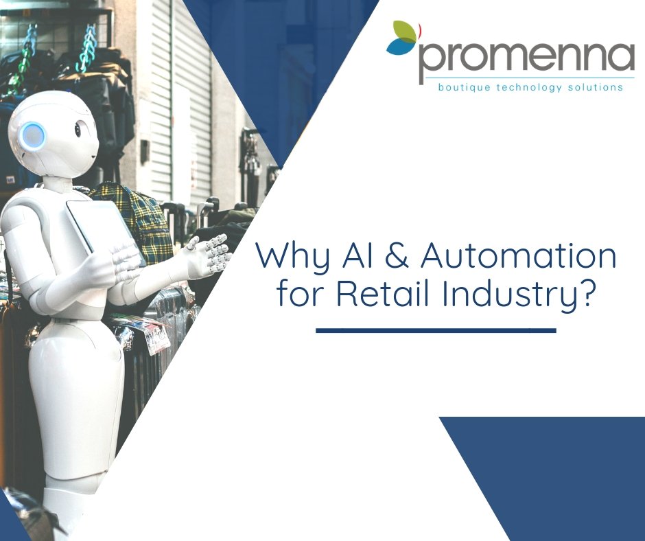 #AI &amp; #Automation is significantly impacting the #RetailIndustry. Here are some real-time examples of the benefits of automation in #Retail.
Read here: bit.ly/2N7ojIM
For more information reach out to our sales team at sales@promenna.com or visit promenna.com