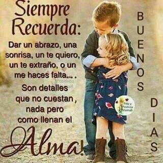 Buenos días mis amores