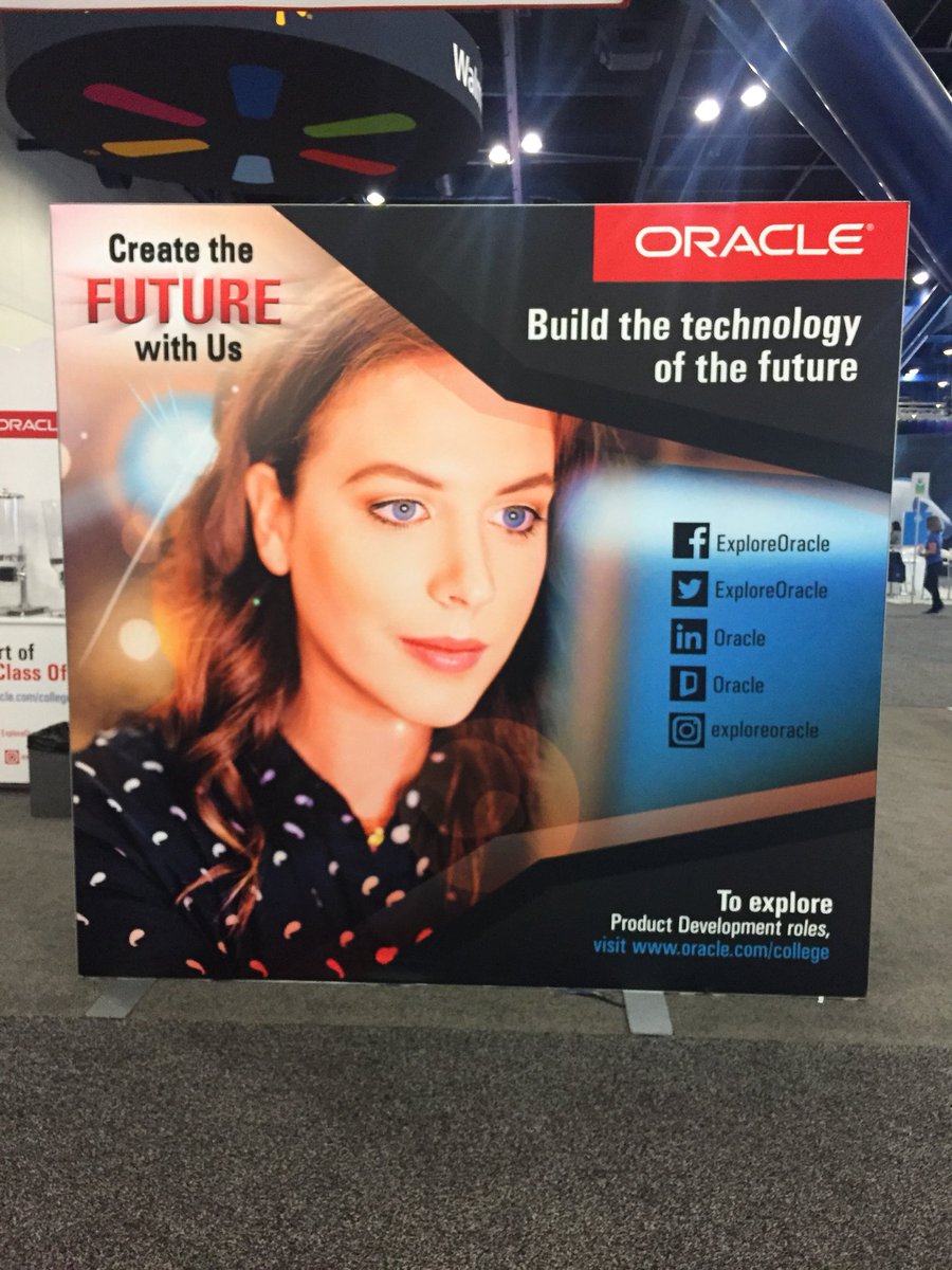 GretchenA's tweet image. Thrilled to be part of the Oracle team at #GHC18 Presenting in the Expo later today! 
#WomenInTech 
#CreateTomorrowToday