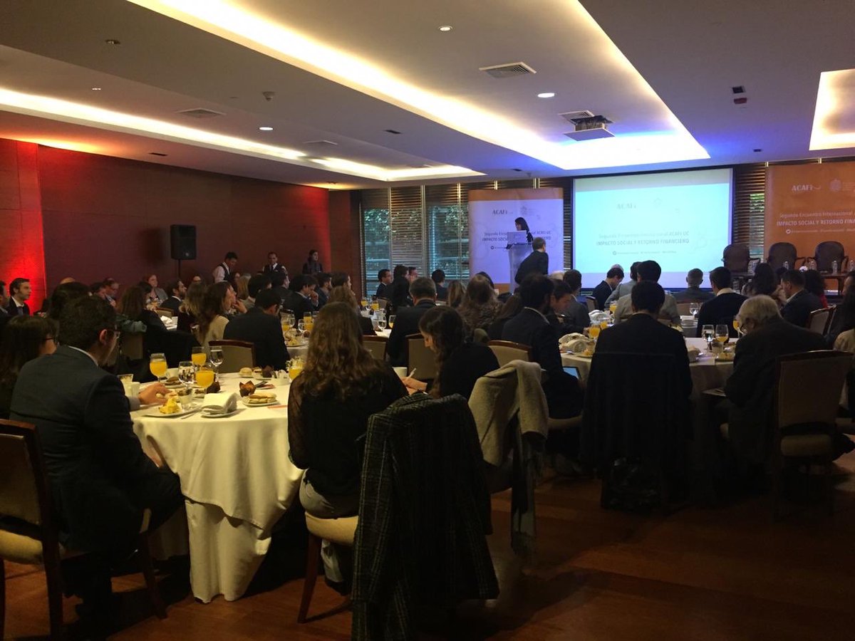 Emprendedor serial e inversionista de riesgo <a href="/wpoole8/">Will Poole</a> presenta sobre #impactoeinversion en 2 Encuentro Internacional de Inversion organizado por <a href="/TransferenciaUC/">Dirección de Transferencia y Desarrollo UC</a> y <a href="/AcafiChile/">ACAFI</a>