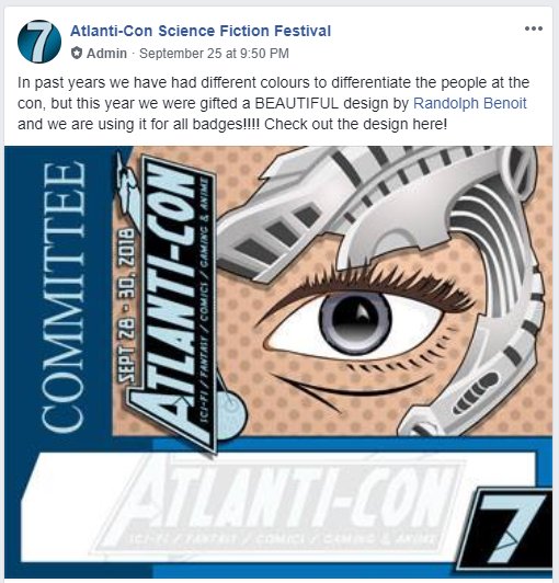 randolphbenoit's tweet image. Its official my artwork will be used at this years @ATLANTI_CON Always a fun time and @jmkeeping just as nerdy as myself lol