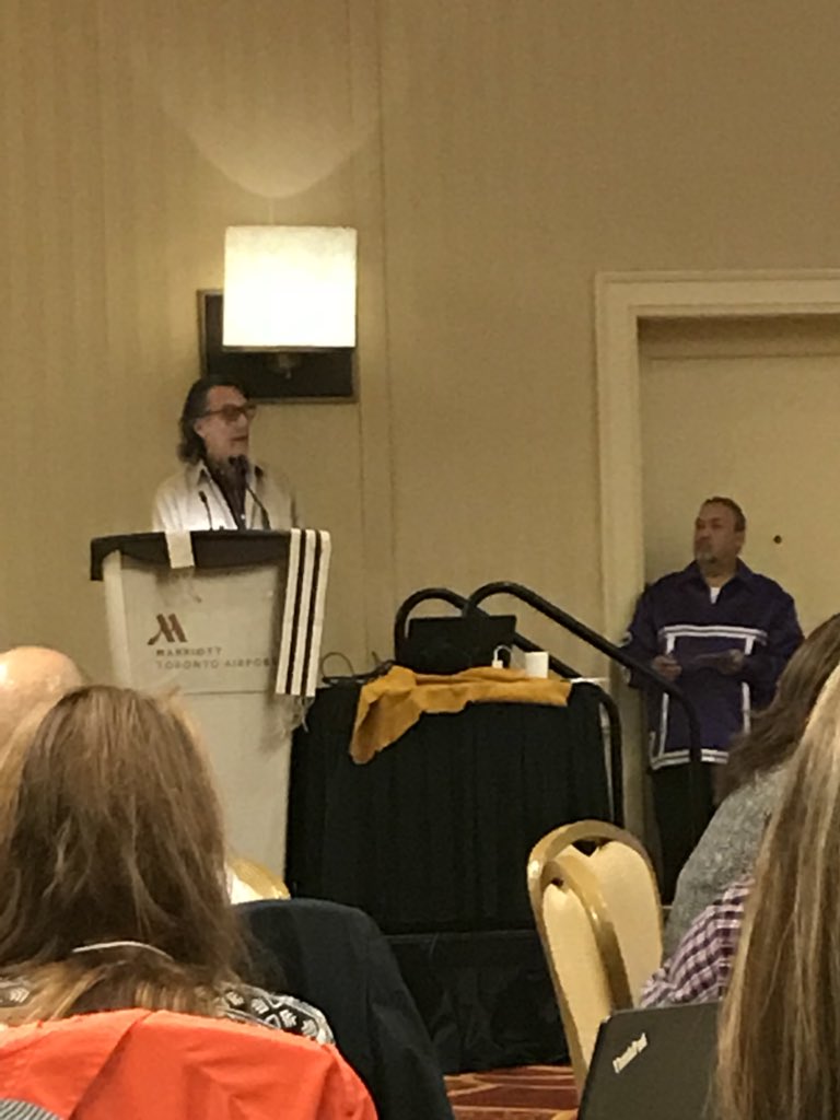 So blessed to start my day with words from Tehahenteh #indleads18