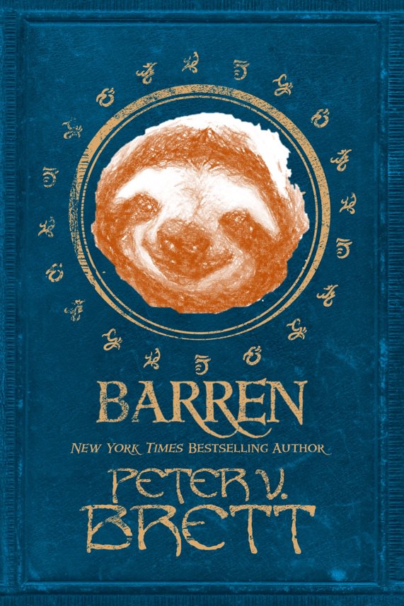 HarperVoyagerUS's tweet photo. Happy #Slothursday to @PVBrett's BARREN, a #DemonCycle novella! It's all about a sloth who learns how to draw wards in order to protect his loved ones...but at what cost?! https://t.co/g8GRhSxiQL https://t.co/5FomqH8rd9