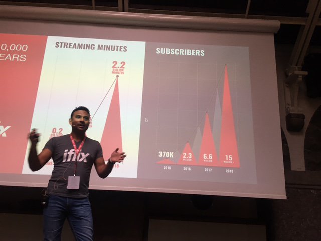 Explosive Asian #streaming growth for <a href="/iflixletsplay/">iflix</a> - more than doubling its sub base from 6.6m in 2017 to 15m now, mostly via telco partners #NTVS2018 <a href="/NordicTVsummit/">Nordic TV Summit</a>
