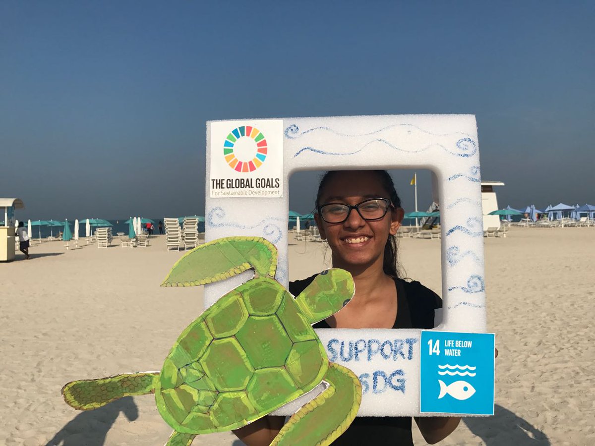 Bhairavi_d's tweet photo. So proud to be an ocean warrior for Mascot #TillytheTurtle @KNargish @GarethAndrade @trup_dave @DxbModern #Spectacular8
Looking forward to Global Goals Cup 2019! https://t.co/hEsgEuP591