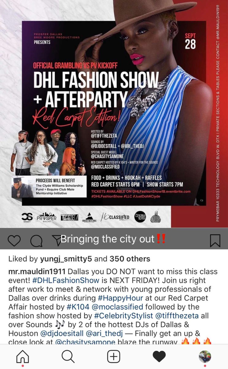 CoachMauldin3's tweet photo. Proud to announce that #ProsperDallas has partnered with Mayor Pro Tem Casey Thomas & #UrbanLeagueYoungProfessionals to offer voter registration services at the #DHLFashionShow on tomorrow!
#VoterRegistration #YourVoteCounts #PartyWithAPurpose #PV https://t.co/1FUoLNyO5k