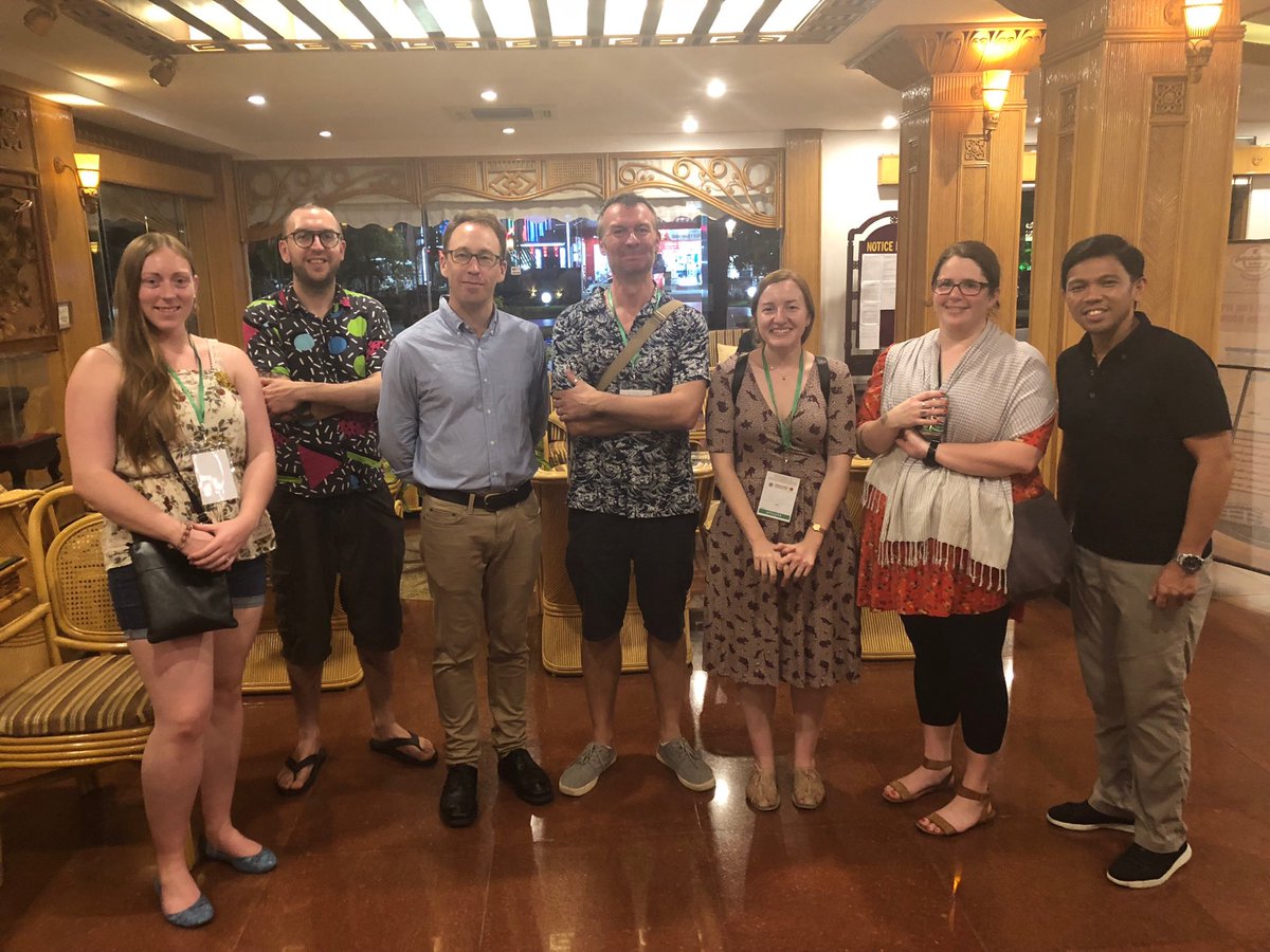 #SuSaMi get together at #IPPA2018 in Hue, Vietnam. #geoarchaeology #micromorphology