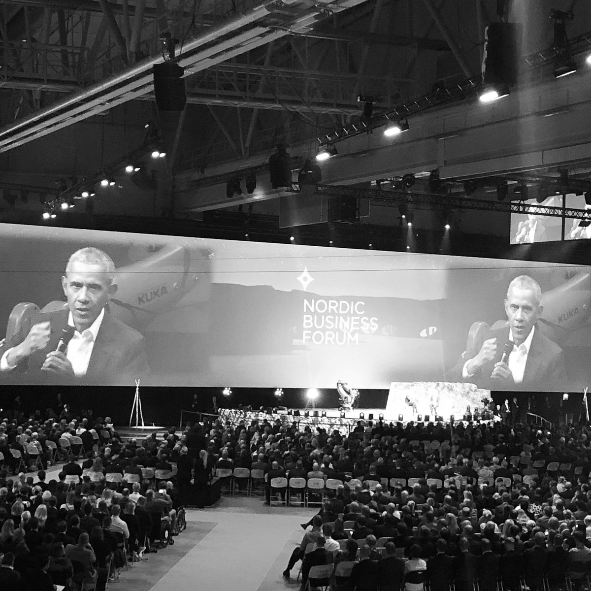 #nbforum18 #obama #wisewords #couldwehavehimbackaspresident