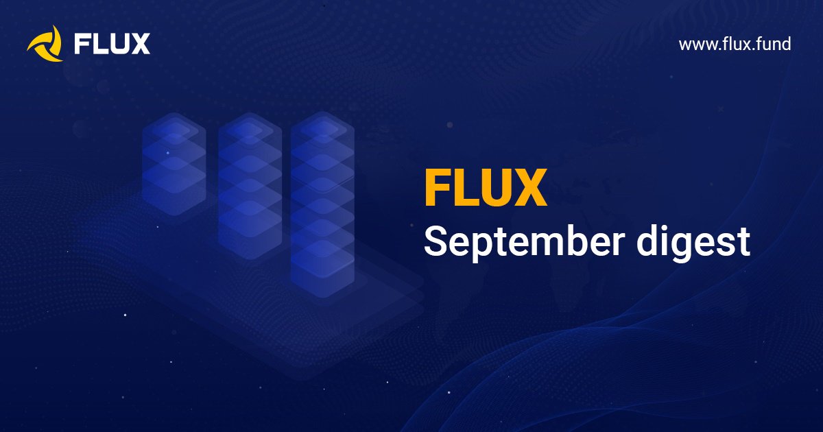 Hey, FLUXies!

Check our September digest here: bit.ly/2xJPtAC