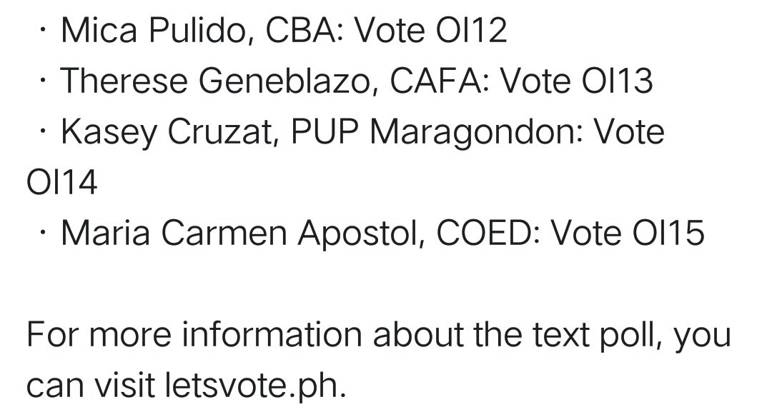 PUPIcons's tweet photo. #MisterAndMissPUP2018TextVote https://t.co/ehIka2CFCK