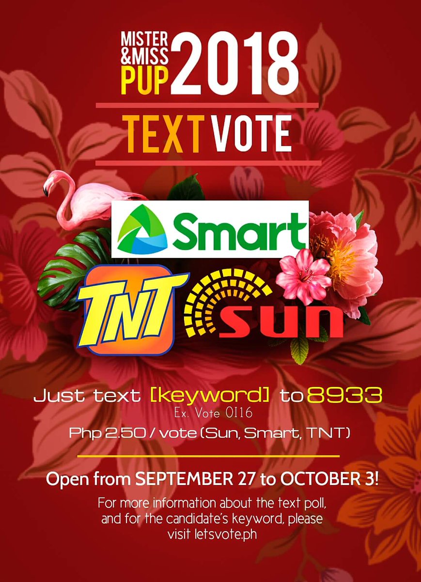 PUPIcons's tweet photo. #MisterAndMissPUP2018TextVote https://t.co/ehIka2CFCK