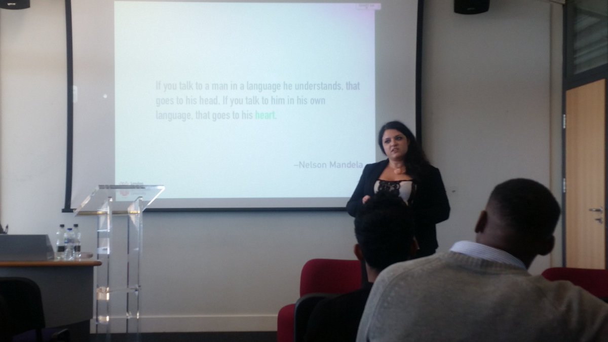 opentocreate's tweet photo. Martina founder & director of
@3ptranslation smashing her pitch @LSBU_Enterprise #demoday #entrepreneurs #translation #graduateentrepreneurs https://t.co/74kMiqQDD8