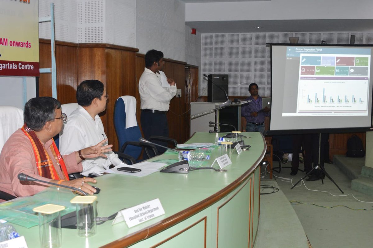 directorica's tweet photo. Hon’ble Education Minister Shri Ratan Lal Nath launching a new portal of School Education Department at Prajna Bhawan on 27 September,2018. https://t.co/qcVboca7ur
