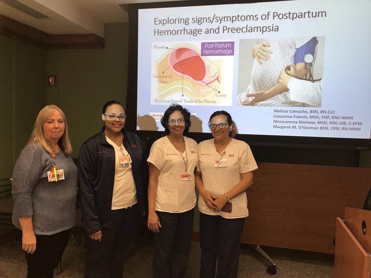MappNy's tweet photo. Excellence in action. Sloane Nursing Grand Rounds. #PostpartumMagnetready @BernadetteKhan @HopeCopperstone @calbanese722 @WillieMManzano @nyphospital @MSCHQuality https://t.co/dmCCGTHRe4