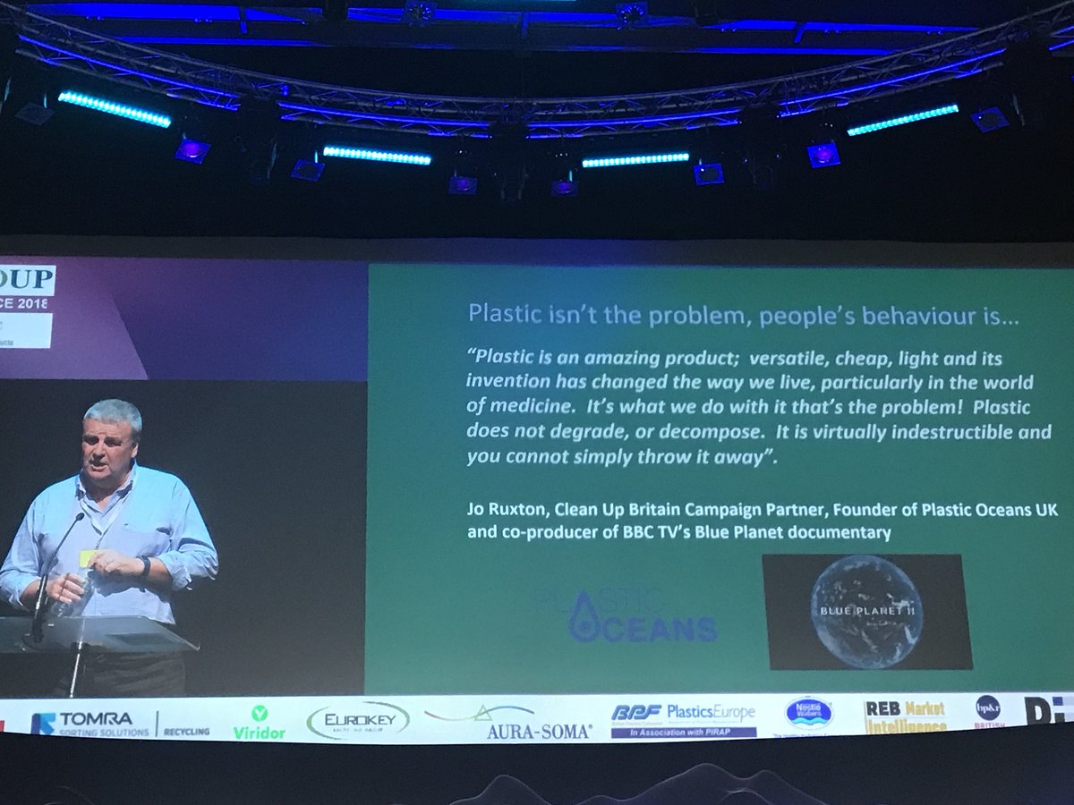 heller_kelly's tweet photo. #RECOUPConference ‘We need to change people’s behaviour and attitude towards plastics and recycling ‘ we have many challenges to overcome. https://t.co/NKNPDvKe1j