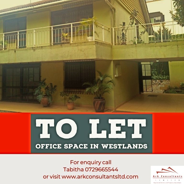 arkconsultantsl's tweet photo. Smart #Office to #Let in #Westlands #BrooksideDrive, next to #I-EngineeringKenya and Behind #Victoriaheights.
More details: https://t.co/JJOe9Olt5V https://t.co/jiy4axnMRL