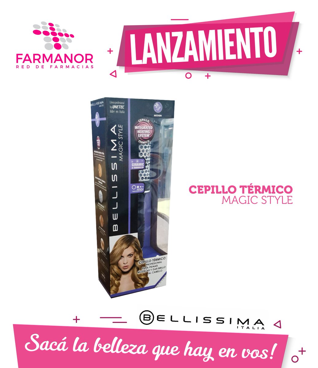 FarmanorF's tweet photo. Saca tu belleza interior con este cepillo térmico Bellissima
https://t.co/Co4DhdCwXR https://t.co/7t7PqJMgrZ