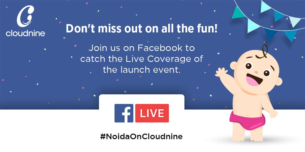 sheerparenting's tweet photo. Unable to come and greet us? Catch us Live on Facebook for the Launch Event at our new NOIDA centre. Save the date and time!
30th September 2018
11:00 AM to 1:00 PM 

#OnCloudnine #CloudnineHospitals #Noida #NoidaLaunch 

#NoidaOnCloudnine https://t.co/NEhHNo0Ay6