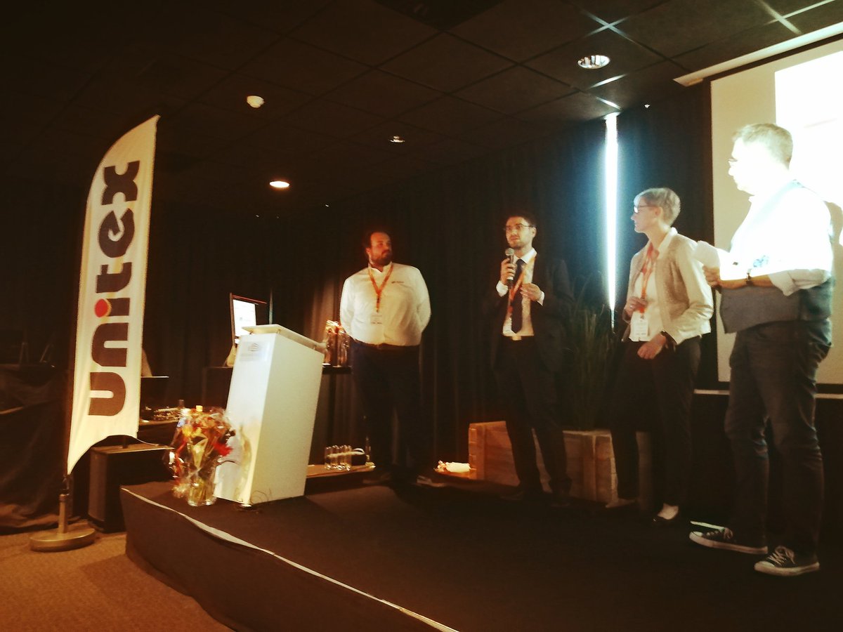 ESMA_Print's tweet image. Another vivid Q&amp;amp;A session at #digitaltextile congress in #ghent with @EFIPrint Reggiani, CHT, Tanatex and @rolandbiemans as the moderator