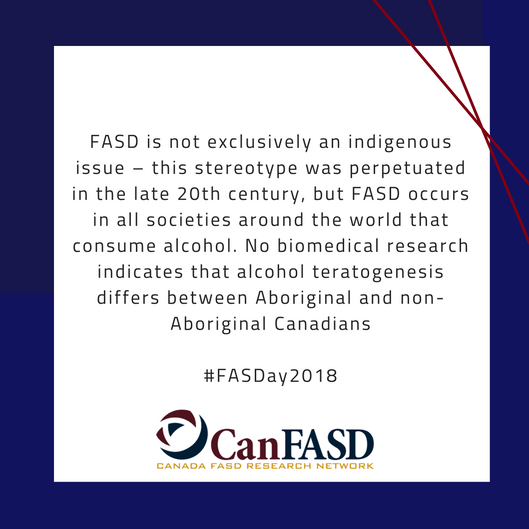 CanFASD's tweet photo. #FASDay2018 Fact #26: FASD is not exclusively an indigenous issue – this stereotype was perpetuated in the late 20th century, but FASD occurs in all societies around the world that consume alcohol.
For more information: https://t.co/JgIk7id7Z2 https://t.co/713zOQrWC3
