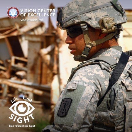 VisionCoE's tweet photo. Over 90% of eye injuries are preventable if you wear protective eyewear while on and off duty. Learn more by visiting https://t.co/g8wOIqekxw. 
#LifeLimbSight https://t.co/N9guNturB9