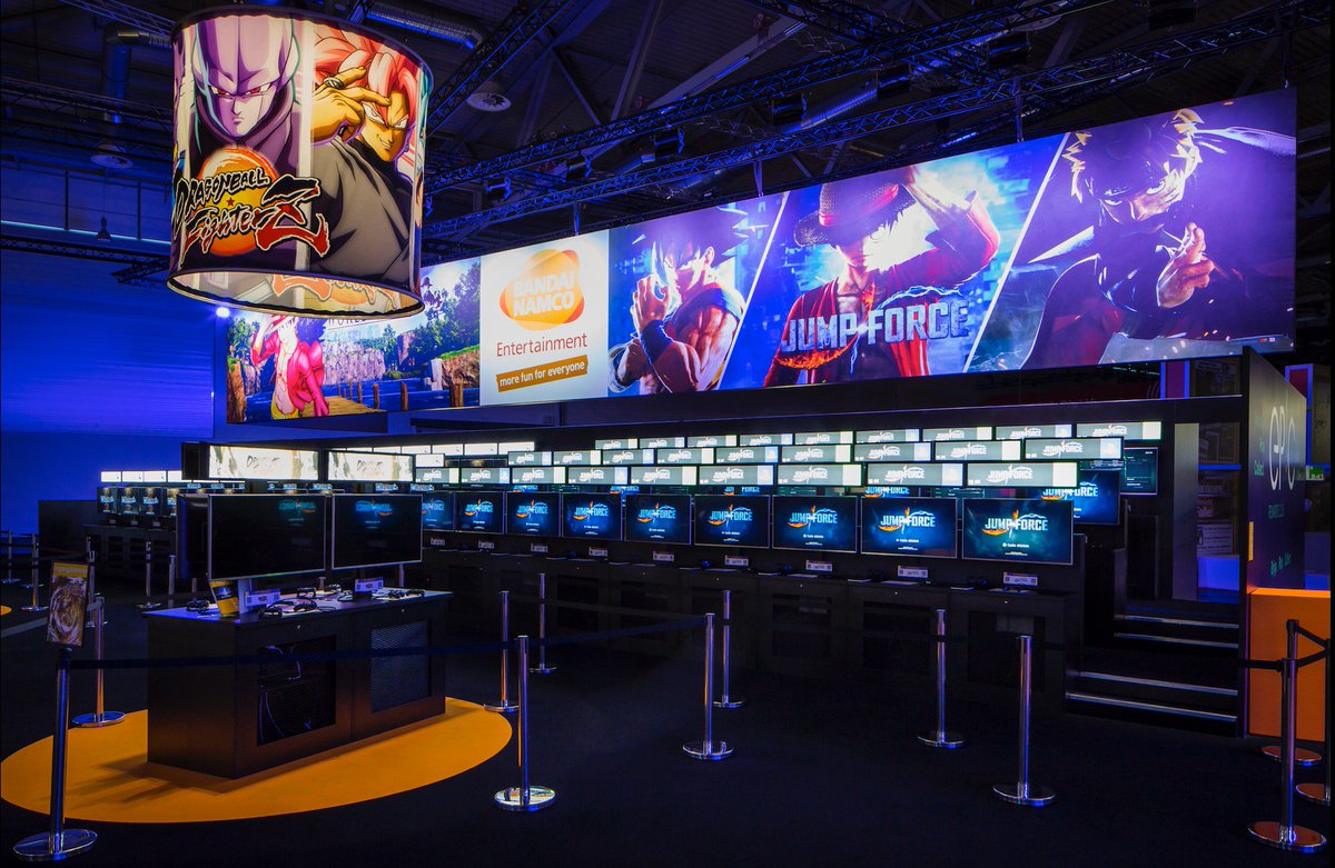 EnvyCreate's tweet photo. Got Gameplay? Envy has a great deal of experience mapping out traffic flow and identifying wayfinding elements. We delivered Bandai Namco's space at Gamescom 2018: 11 titles &amp; over 150 gaming stations #gaming #experiences #tradeshows #gameplay #wayfinding #Gamescom2018 https://t.co/XOKtfttz8q