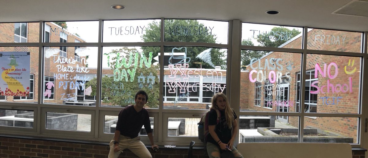 mash_stuco's tweet image. SPIRIT WEEK IS NEXT WEEK🐾!!! Check out the windows for the themes, you might get featured on the student section insta or Twitter if you show your school spirit!