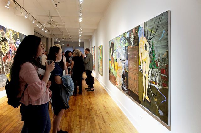 WaldKimGallery's tweet photo. Spotlight on our exhibition’s opening evening! Come by and immerse yourself in the last few moments of Arcadia, on view until September 29th.
.
.
Details:
A Time Before We Were Born: Visions of Arcadia in Contemporary Painting
06/26-09/29/18.
Location: 4… https://t.co/wOQKUBqpKW https://t.co/0TMg4A6Fw3