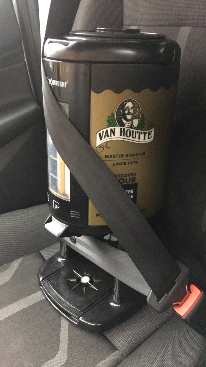 BestWesternBW's tweet photo. Safety first when it comes to delivering liquid gold offsite  
#coffee #lifeisbetterwithcoffee #27South #Yeswecater #buckleup https://t.co/NOjiApc3oA
