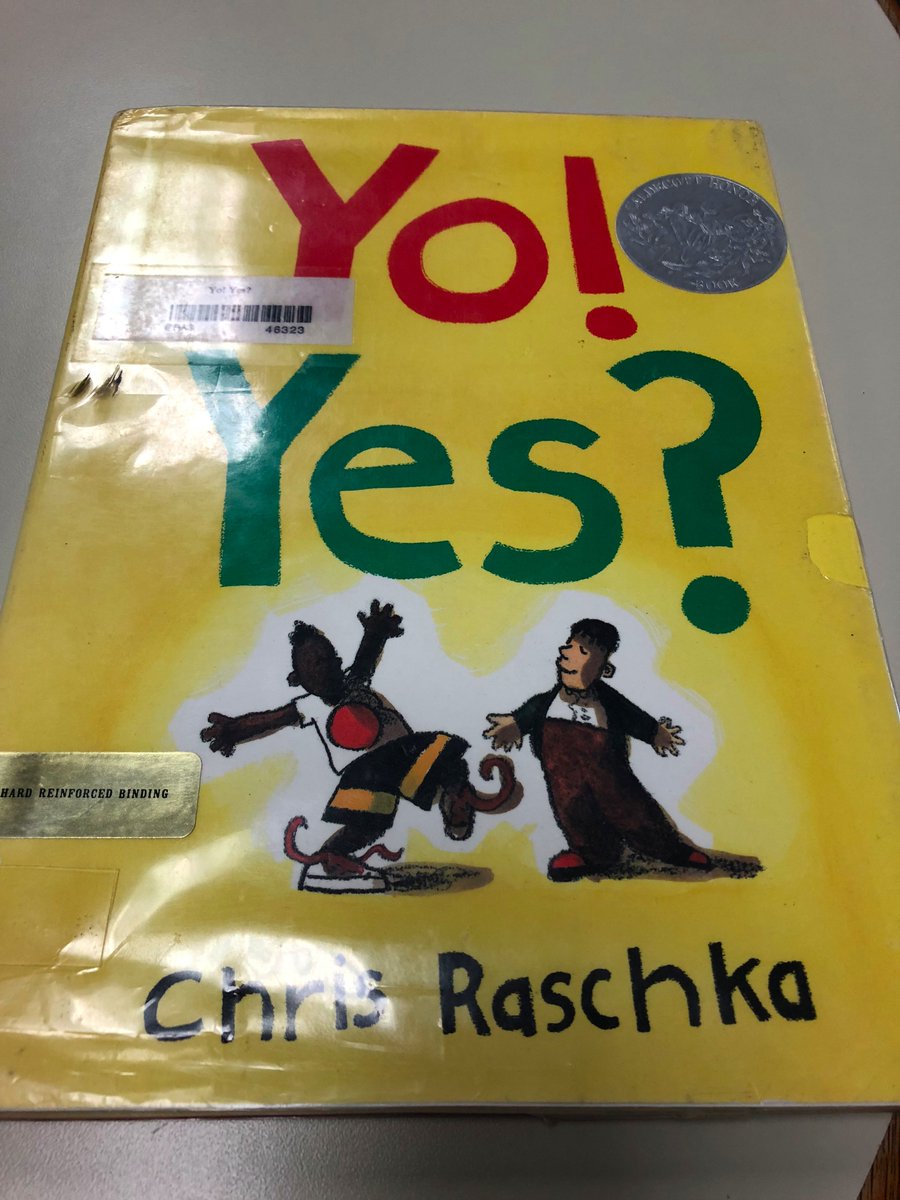 WvReading's tweet photo. After reading Good News, Bad News yesterday for #classroombookaday, our 2nd graders wanted to see another story told with few words!  @ChrisRaschka and Yo! Yes?  did the trick!  Now the challenge is for the kids to write with fewer words!  @WV_Reading https://t.co/fV3Ohrz5zJ