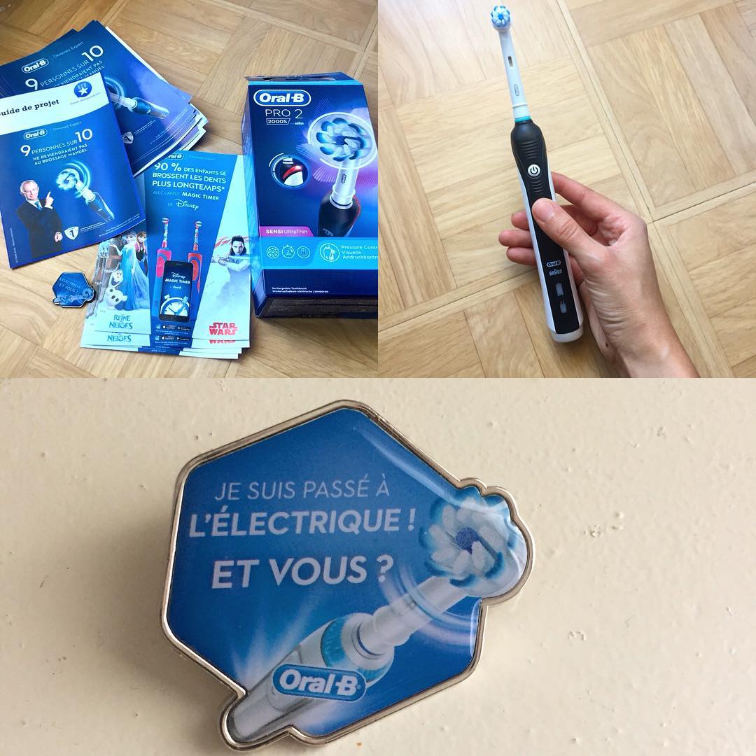 LiloutineBlog's tweet image. Ravie d'avoir pu tester la brosse à dents électrique @OralB ! Une vraie efficacité, un brossage en profondeur et des dents lisses. #lelectriquecestfantastique
