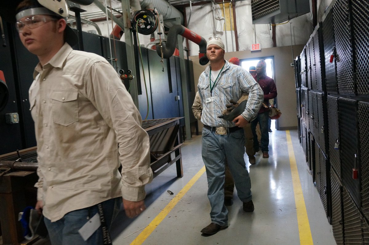 LITBMT's tweet photo. About 175-200 area high school #welding students are converging on the @LITBMT campus on Wed., Oct. 3, from 8am to 3pm, for one of the largest welding competitions! Coastal Welding Supply (CWS) and Winnie Welding Works are also event sponsors. Go welders! #LIT2018 #welding https://t.co/SAKvJ3NWmo