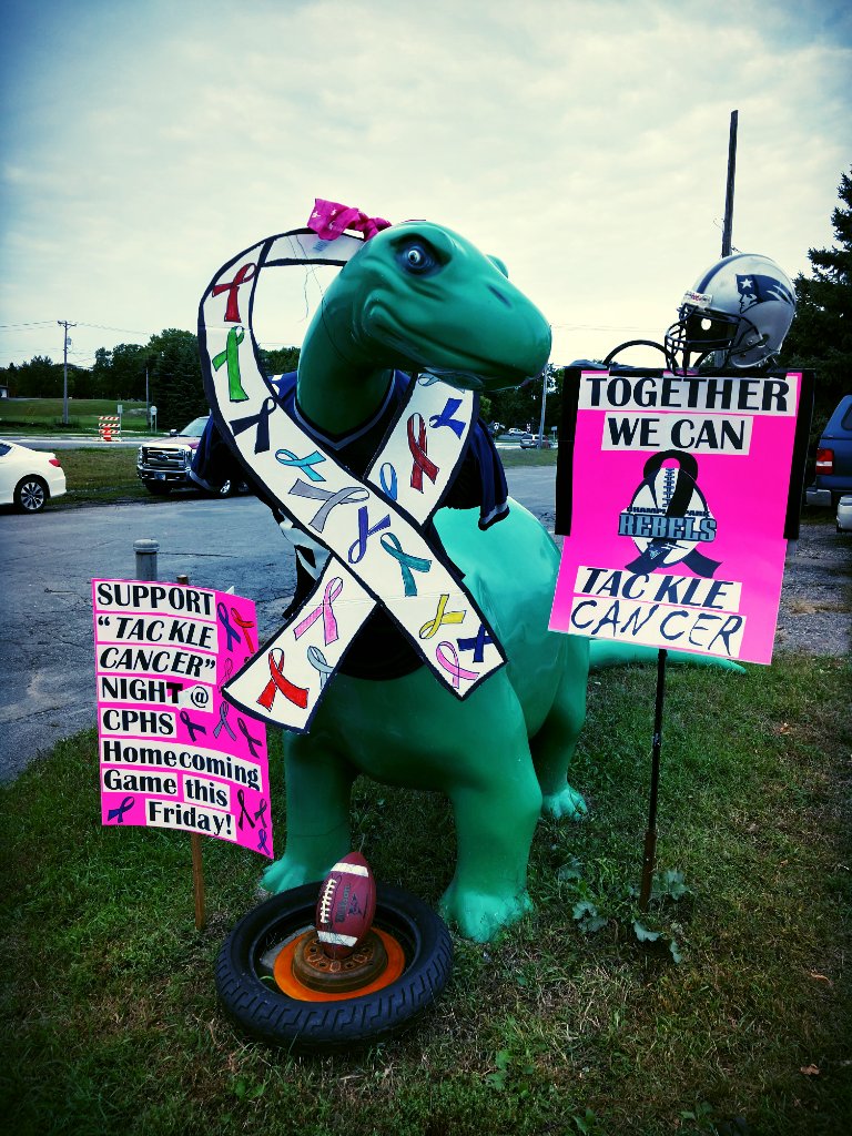 Rebel Homecoming is tomorrow vs <a href="/BlaineFootball/">Blaine Football</a>! It’s also Tackle Cancer night so please come ready to give! TOGETHER we can #TackleCancer! <a href="/RSCRCF/">Randy Shaver Fund</a> <a href="/ChamplinParkHS/">Champlin Park High</a> <a href="/CPHSRebelPride/">CPHS Athletics</a> <a href="/BlaineHS/">Blaine High School</a> #KarePrep <a href="/kare11/">KARE 11</a>