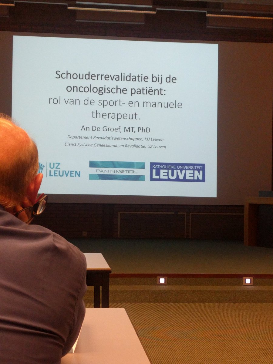 Bodypoint_Kine's tweet photo. Super interessante theoriesessie rond #shoulder #rehab in #oncology @SNVlaanderen: Topspreker-alert: @AnDeGroef https://t.co/0DIdmp5kz8